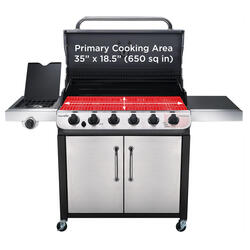 Char Broil Performance Series 650XL 6 Burner Propane Gas Grill with Side Burner at Menards