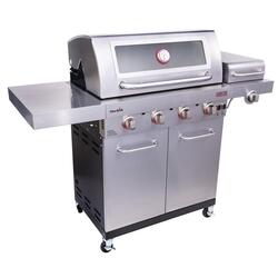 Char Broil Signature Series Amplifire 4 Burner Propane Gas Grill with Side Griddle