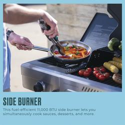 Side Burner Burner Char Broil Gas Grill Char-Broil 5-Burner Gas