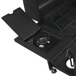 Char Broil 3 Burner Charcoal and Gas Combo Grill with Side Burner