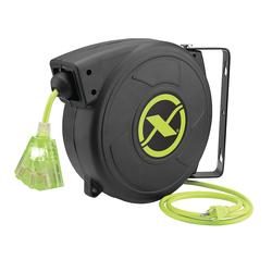 Flexzilla® 50' 14/3 3-Outlet Retractable Extension Cord Reel at