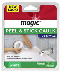 Magic® 7/8" x 11' White Tub & Wall Caulk Strip at Menards®