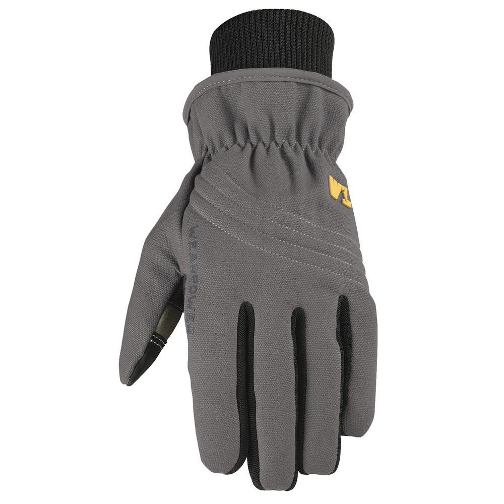 Wells Lamont Men s Gray X Large WearPower Duck Fabric Winter Gloves at Menards