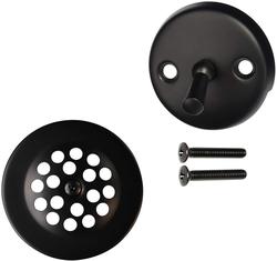 Bathtub Shoe Grid/Strainer Cover 2-7/8 in. Matching Screw for Use with Trip  Lever Style Drain Assembly