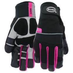 Boss Ladies Small Medium Pink Waterproof Performance Winter Gloves at Menards