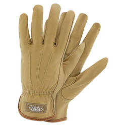 Ladies' Tan Medium/Large Water Resistant Goat Leather Garden Gloves