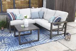 Backyard Creations® Berkley Bay Brown Sectional Seating Patio Set