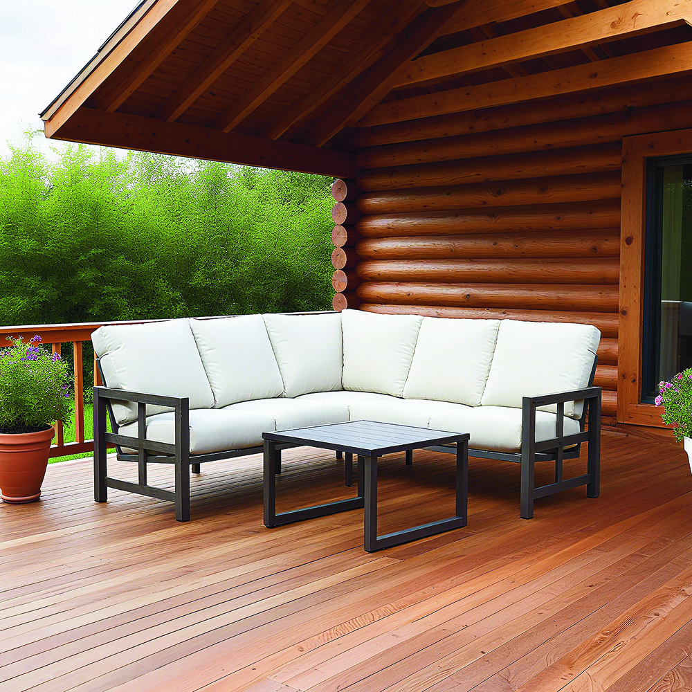 Backyard Creations® Berkley Bay Brown Sectional Seating Patio Set