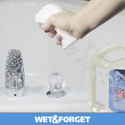 Wet & Forget Shower Cleaner Multi-Surface Weekly No Scrub, Bleach-Free  Formula Vanilla Scent, 128.00 Fl Oz (Pack of 1)