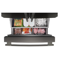 KitchenAid® 24.3 cu. ft. Black Ore French Door Bottom Freezer