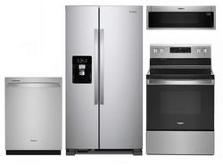 Whirlpool® 4 Piece Kitchen Package-Stainless Steel, Dugan