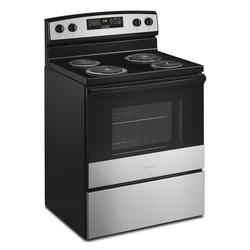 Amana® 30" 4.8 cu.ft. Stainless Steel Electric Range (Coil Top) at Menards®