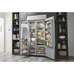 KitchenAid® 25.1 cu. ft. Stainless Steel with PrintShield™ Finish Side-by-Side  Refrigerator at Menards®