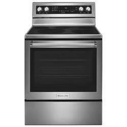 KitchenAid 30 Stainless Steel Electric Double Oven Convection Range