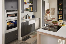 KitchenAid® 30" 6.4 cu.ft Stainless Steel Electric Combination Microwave Wall Oven at Menards®