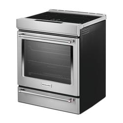 KitchenAid® 30 6.4 cu.ft. Stainless Steel Slide-In Electric Induction Range  with Convection (Smooth Top) at Menards®