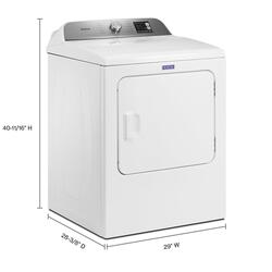 Maytag® 7.0 cu.ft. White Electric Front Load Dryer at Menards®