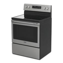 Maytag 2-Piece Kitchen Package with 30 Electric Range and 1.9 Cu. Ft.  Over-the-Range Microwave in Fingerprint Resistant Stainless Steel