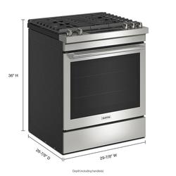 Maytag 30 in. 5.0 cu. ft. Air Fry Convection Oven Freestanding Gas Range  with 5 Sealed Burners - Stainless Steel