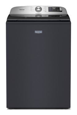 Maytag® 5.2 cu. ft. Midnight Steel Top-Load Agitator Washer at