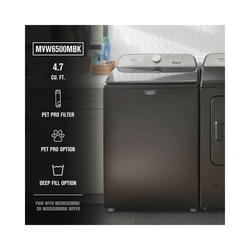 Shop Maytag Pet Pro Filter Top-Load with Deep Fill Option Washer & Electric  Dryer (Volcano Black) at