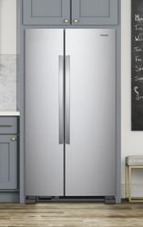 Whirlpool® 21.7 cu. ft. Stainless Steel Side-by-Side Refrigerator