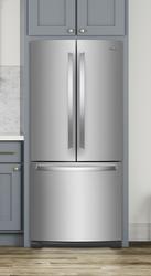 Whirlpool 30 in. 19.7 cu. ft. French Door Refrigerator with Water Dispenser  - Fingerprint Resistant Stainless