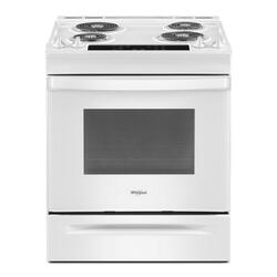 Whirlpool® 30 4.8 cu.ft. White Electric Range (Coil Top) at Menards®