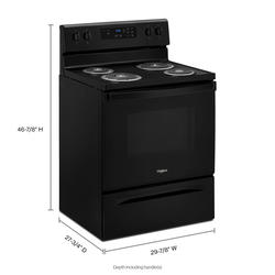 Whirlpool® 30 4.8 cu.ft. White Electric Range (Coil Top) at Menards®