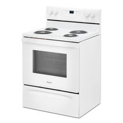 Whirlpool 30 4.8 cu.ft. White Electric Range Coil Top at Menards