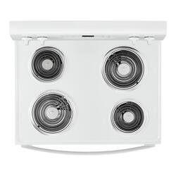 Whirlpool® 30 5.3 cu.ft. White Electric Range (Smooth Top) at