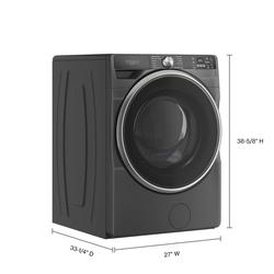 Whirlpool® 5.0 cu.ft. Volcano Black Front Load Washer at Menards®