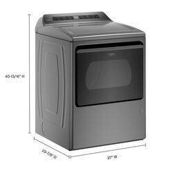 Whirlpool® 7.4 cu.ft. Chrome Shadow Gas Dryer at Menards®
