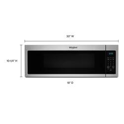 Maytag® 1.1 cu.ft. Black Over-the-Range Flush Mount Built-In Microwave at  Menards®