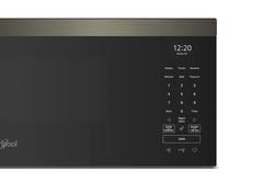 Whirlpool® 1.1 cu. ft. Black Stainless Steel Over-the-Range Flush