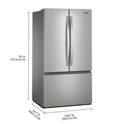 Whirlpool® 30.5 cu. ft. Fingerprint Resistant Stainless Steel