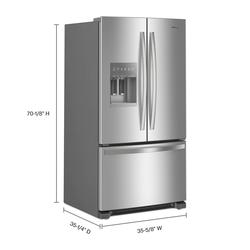 Whirlpool® 24.7 cu. ft. Fingerprint Resistant Stainless Steel