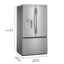Whirlpool® 29.6 cu. ft. Fingerprint Resistant Stainless Finish
