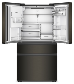 Whirlpool® 21.86 cu ft Black Stainless Finish French Door