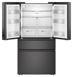 Whirlpool® 29.8 cu ft Print Resist Black Stainless French Door