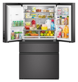 Whirlpool® 28.9 cu ft Print Resist Black Stainless French Door