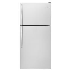F Whirlpool® 18.3 cu.ft. Stainless Steel Top-Freezer Refrigerator at
