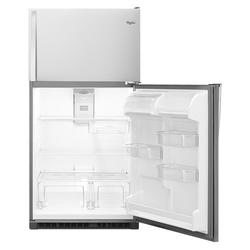Whirlpool® 20.5 cu.ft. Stainless Steel Top-Freezer Refrigerator at