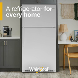 Whirlpool® 20.5 cu.ft. White Top-Freezer Refrigerator at Menards®