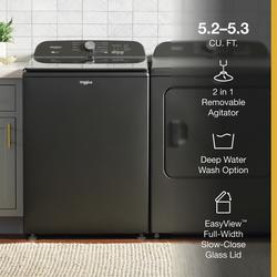 Buy Whirlpool 5.2 – 5.3 cu. ft. Top Load Washer with 2 in 1