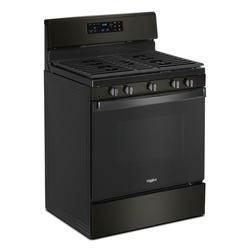 Whirlpool black deals stainless gas stove