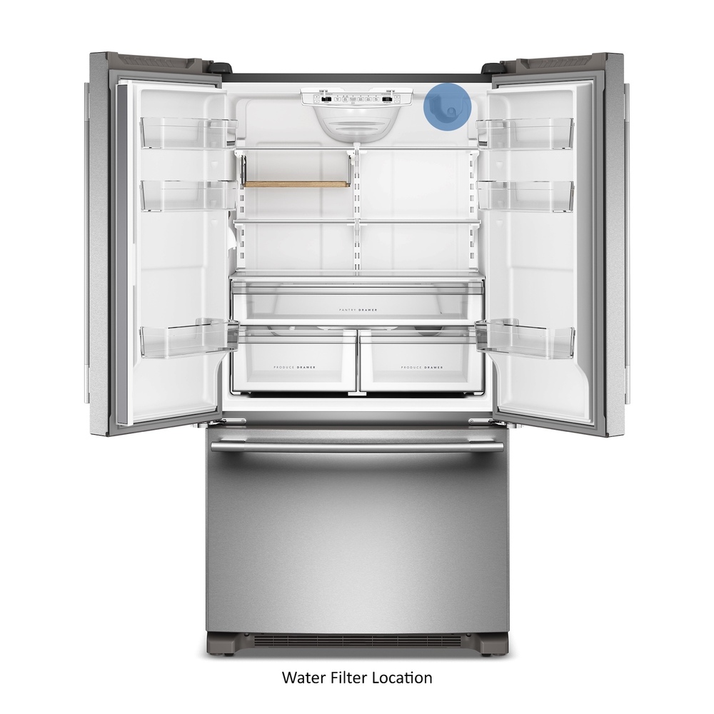 KitchenAid® 20 cu ft PrintShield Stainless French Door