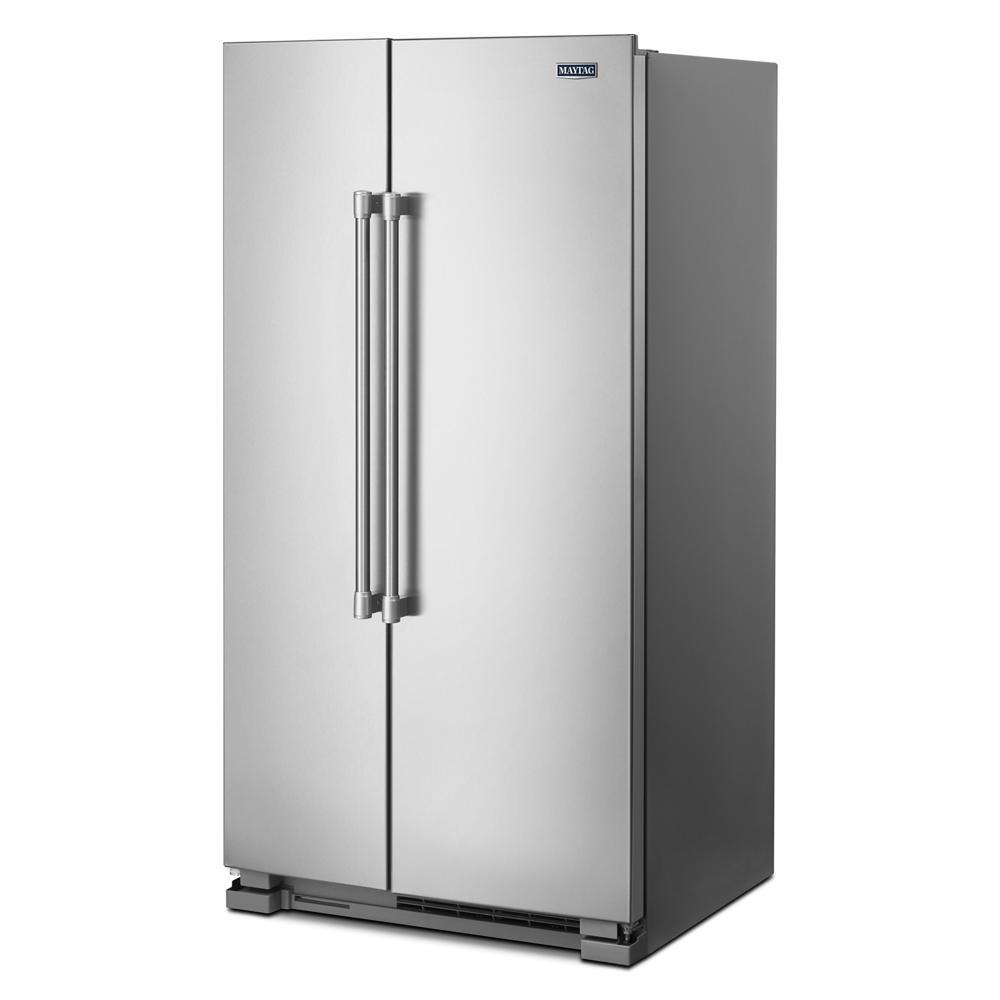 Maytag® 25.0 cu. ft. Fingerprint-Resistant Stainless Steel Side-by