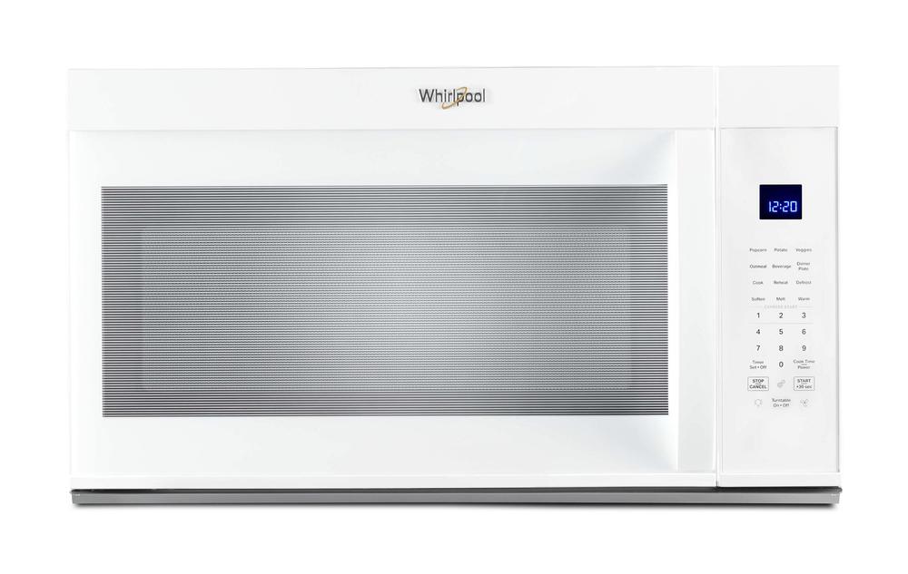 まいまい様！IENA AQUA アランプルオーバー ホワイト Whirlpool® 1.9 cu.ft. White Over-the-Range Microwave with Sensor