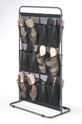 Whitmor® 12-Pair Mesh & Metal Freestanding Shoe Rack at Menards®